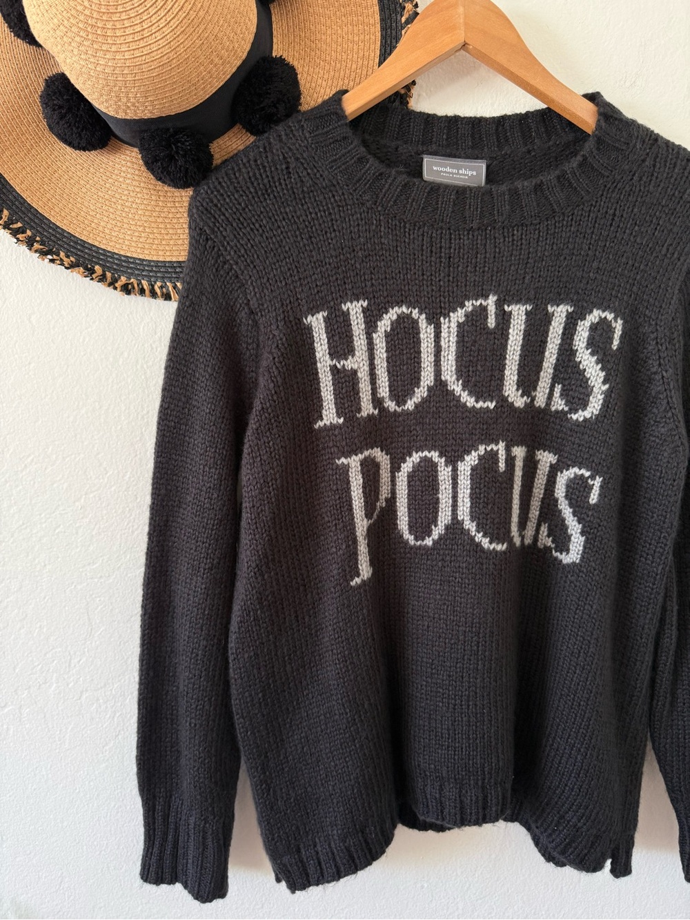 Wooden Ships Hocus Pocus Wool Mohair Knit Sweater Size X/S NWT Halloween Fall - Picture 5 of 10